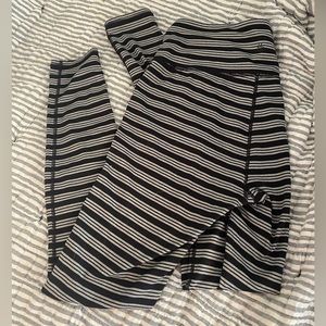 Athleta stripe leggings